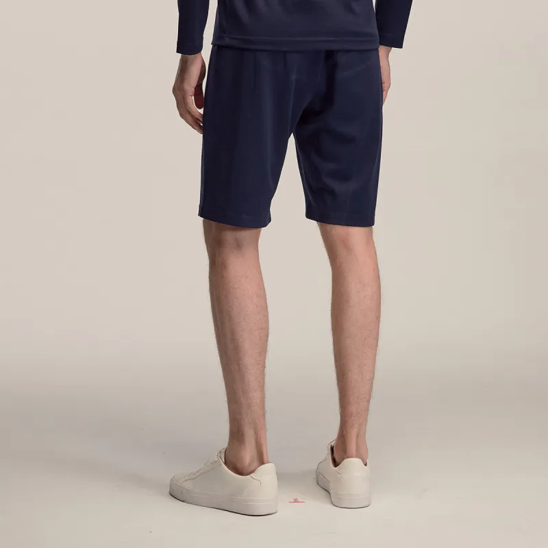 JODOLL Casual Shorts Men's Dark Navy Blue-4