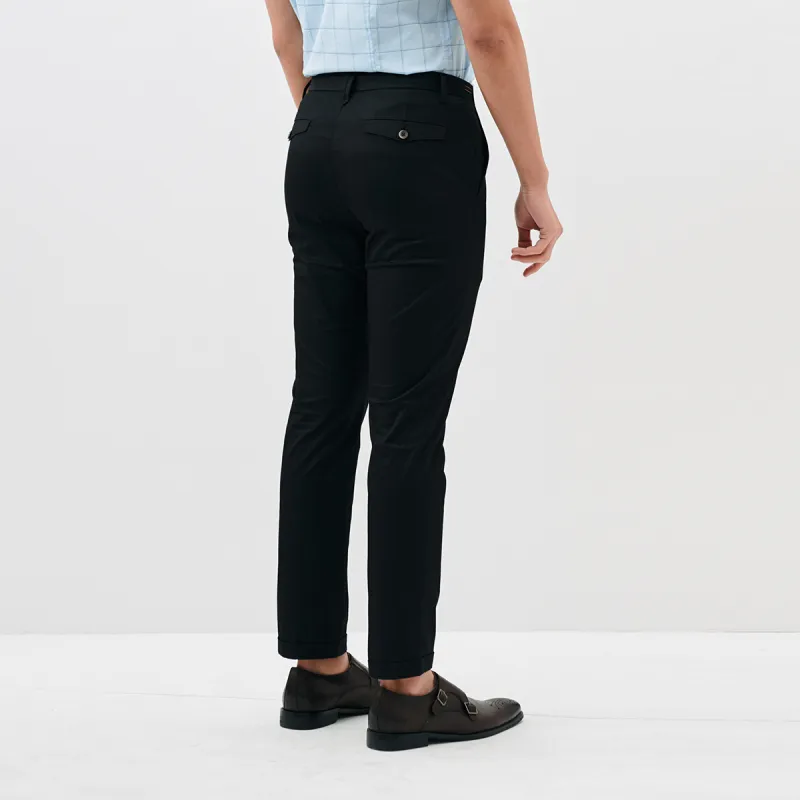JODOLL Casual Pants Men's Black-3
