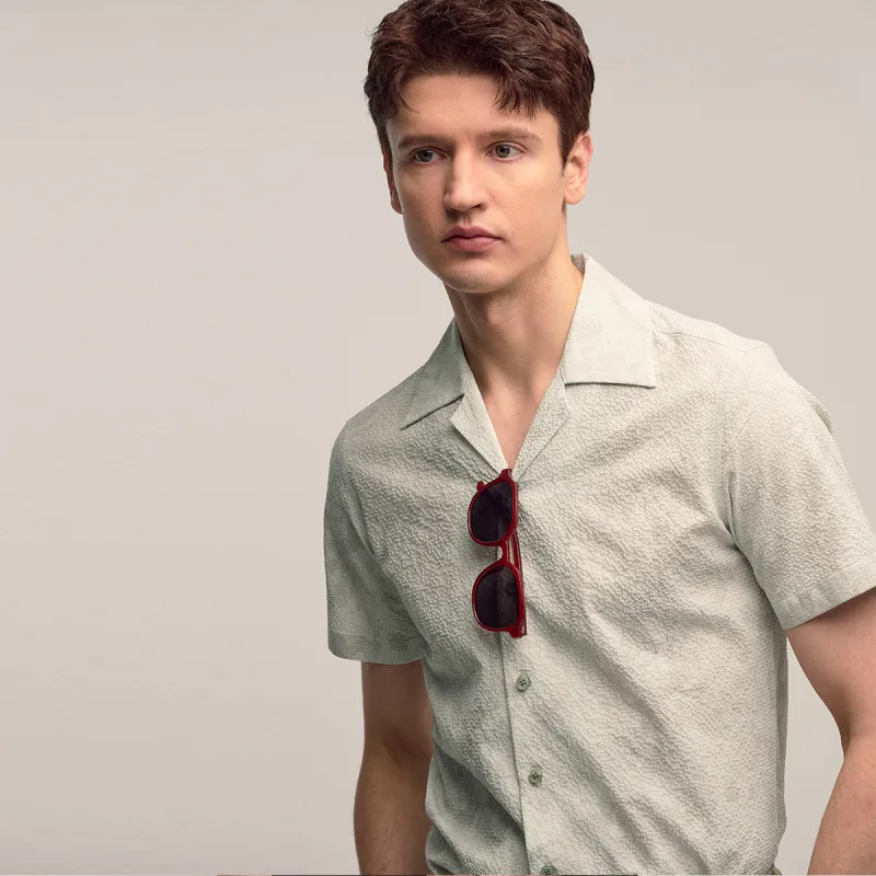 JODOLL Shirt Men's Oil Painting Green-4