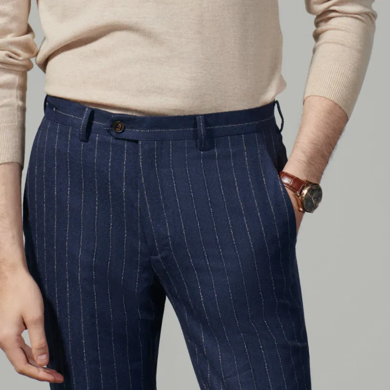 JODOLL Suit Trouser Men's Navy Blue-5