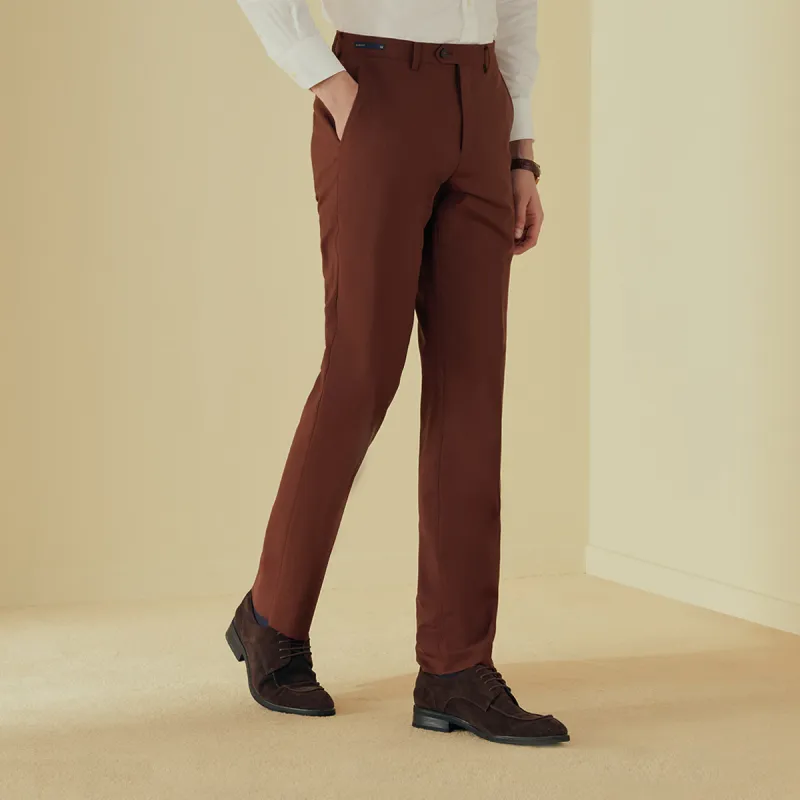 JODOLL Suit Trouser Men's Red Brown-2