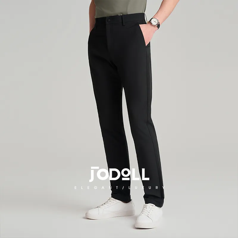 JODOLL Casual Pants Men Black-2