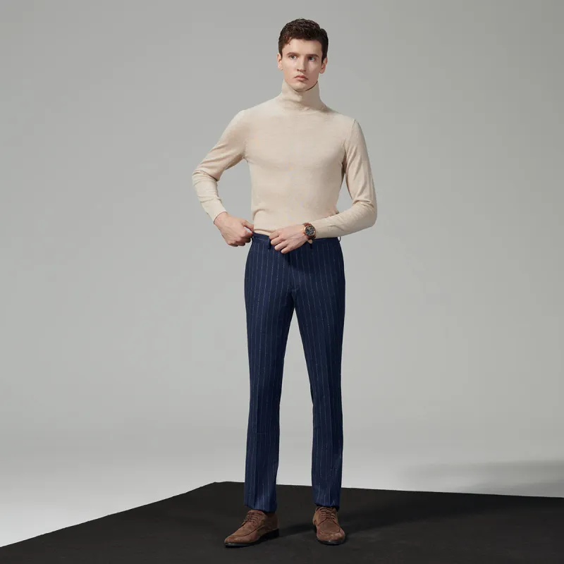JODOLL Suit Trouser Men's Navy Blue-3