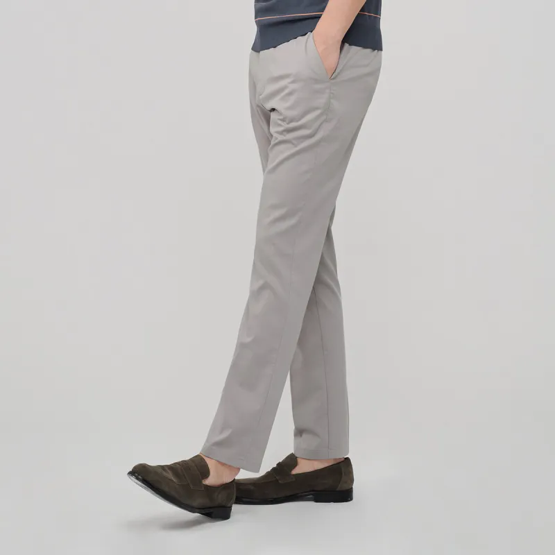 JODOLL Casual Pants Men's Light Gray-2