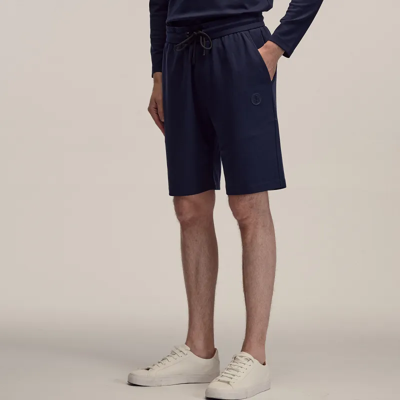 JODOLL Casual Shorts Men's Dark Navy Blue-1