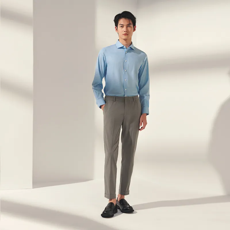 JODOLL Casual Pants Men Gray-5