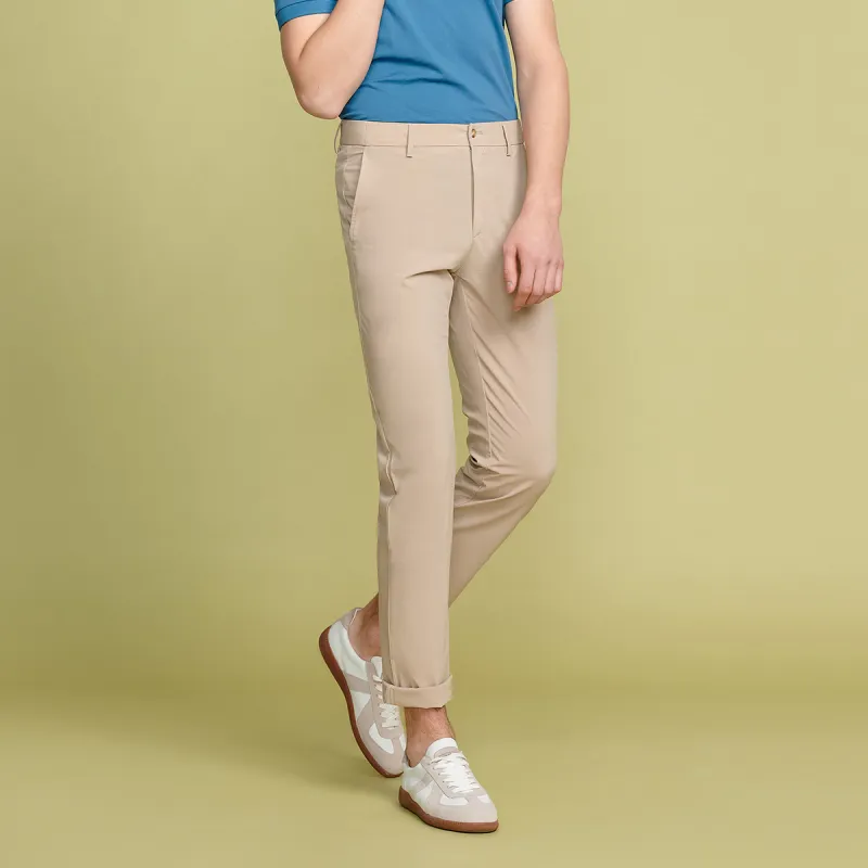 JODOLL Casual Pants Men's Khaki-1