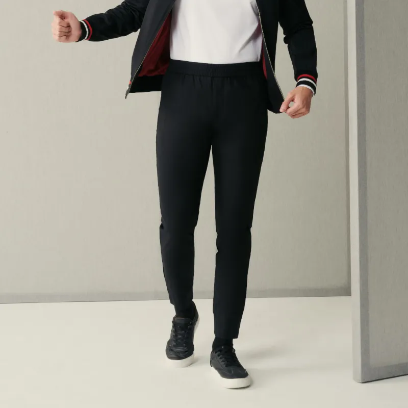 JODOLL Casual Pants Men's Black-1
