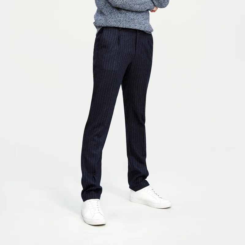 JODOLL Casual Pants Men's Navy Blue-2