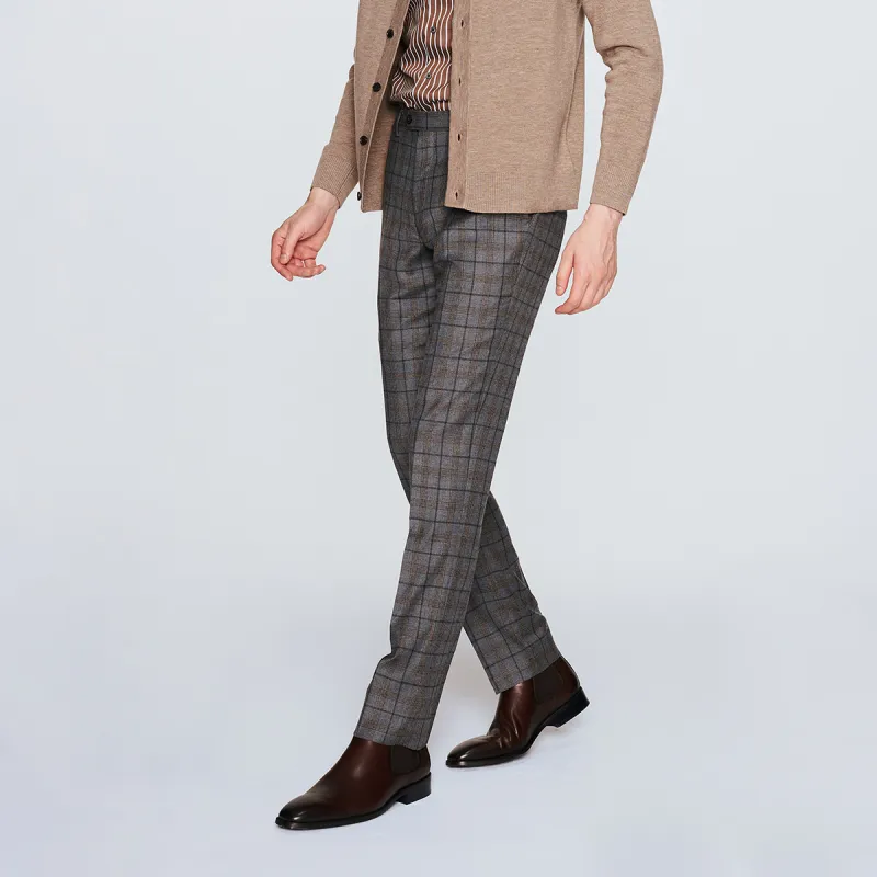 JODOLL Suit Trousers Men Gray-2