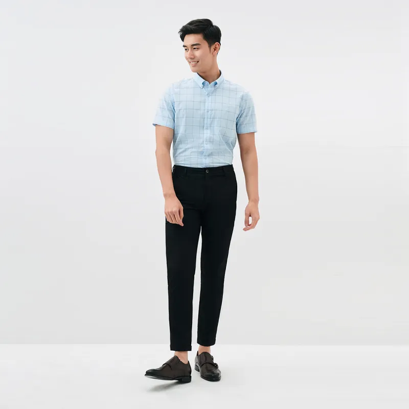 JODOLL Casual Pants Men's Black-2