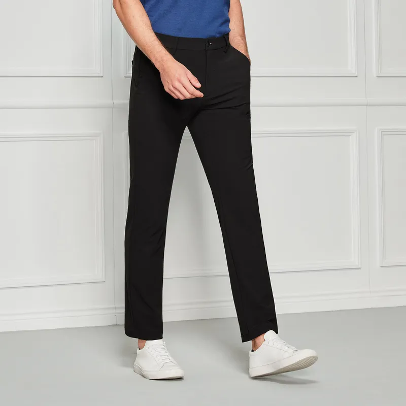 JODOLL Casual Pants Men's Black-2