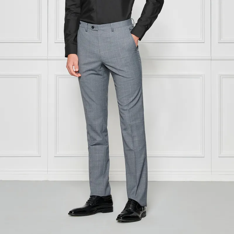 JODOLL Suit Trousers Men Gray-4