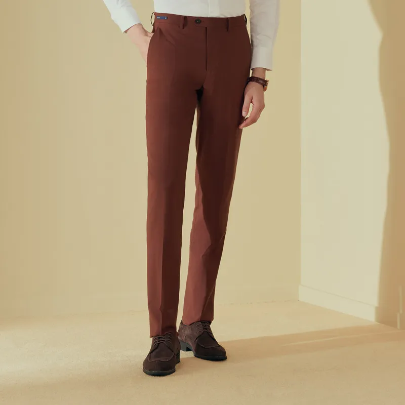 JODOLL Suit Trouser Men's Red Brown-1