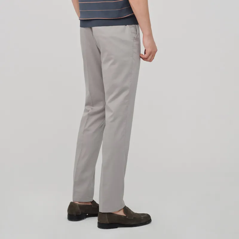 JODOLL Casual Pants Men's Light Gray-4