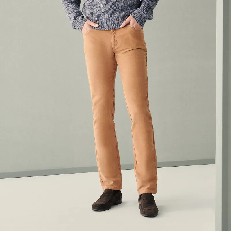 JODOLL Casual Pants Men's Light Brown-2