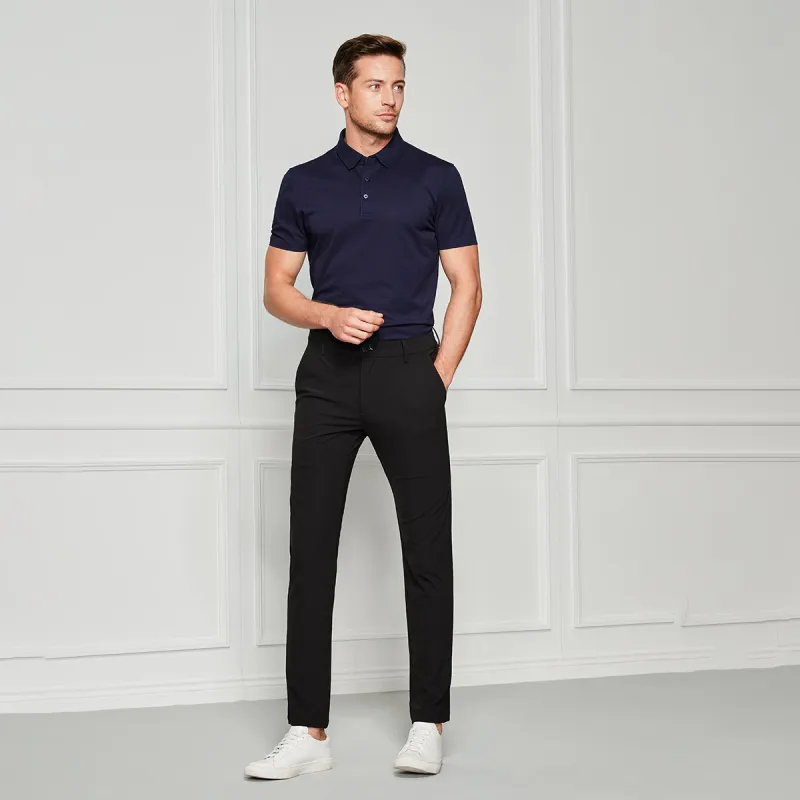JODOLL Casual Pants Men's Black-1
