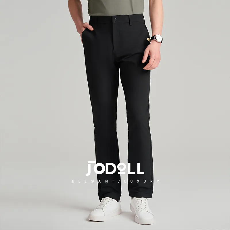 JODOLL Casual Pants Men Black-3