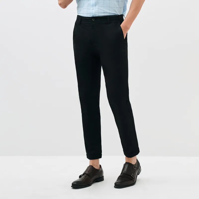JODOLL Casual Pants Men's Black-1