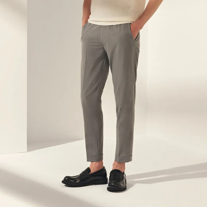 JODOLL Casual Pants Men Gray-2