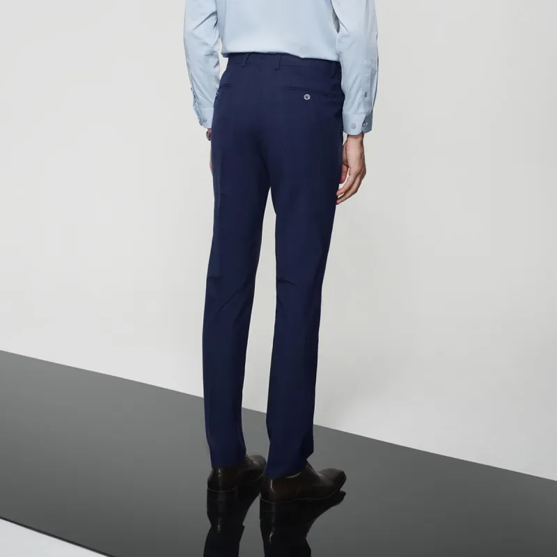 JODOLL Suit Trouser Men Navy Blue-4