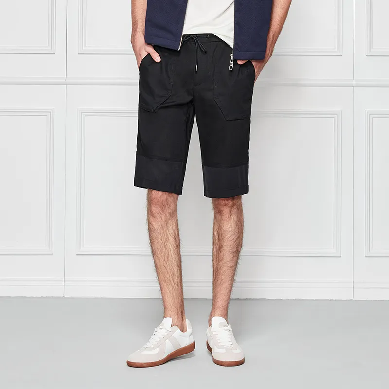 JODOLL Casual Shorts Men's Charcoal Black-1