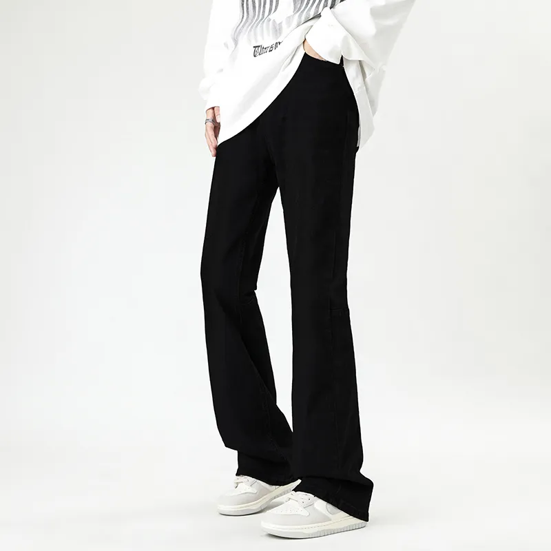 VIPGOOSE Jeans Unisex Classic Black-5