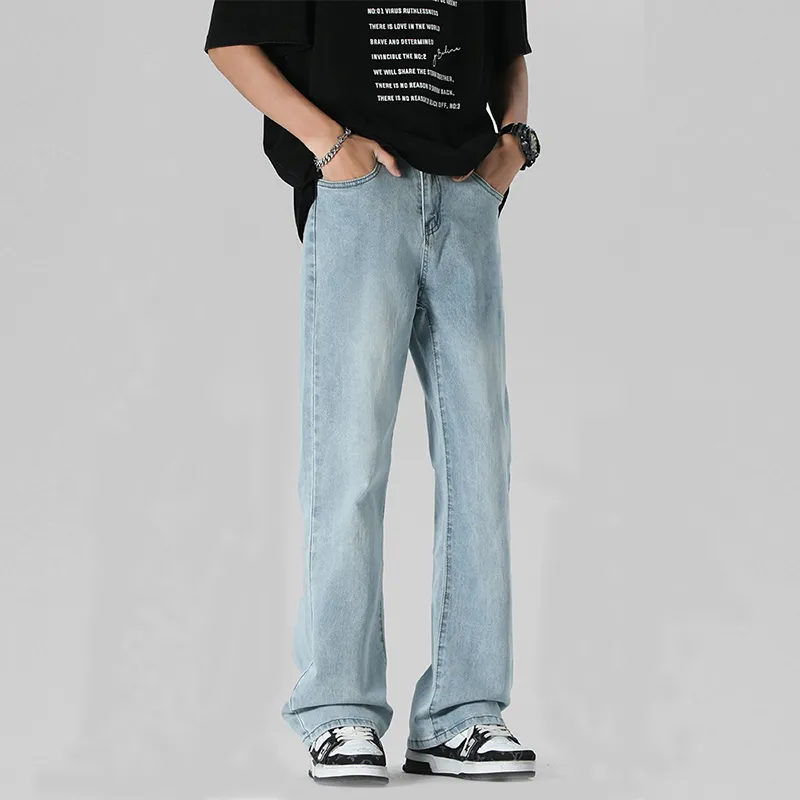 VIPGOOSE Jeans Unisex Classic Black-17