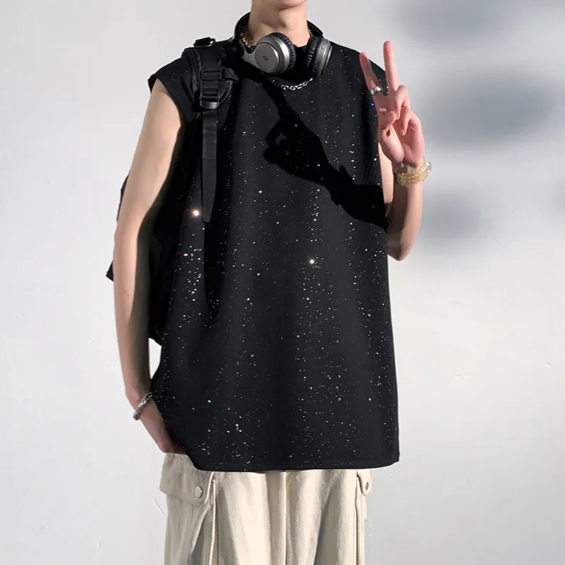 D&W Tank Top Unisex Starburst Black-4