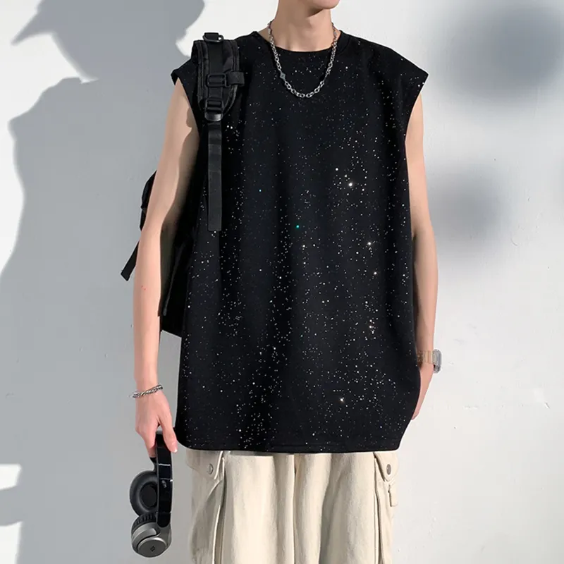 D&W Tank Top Unisex Starburst Black-3