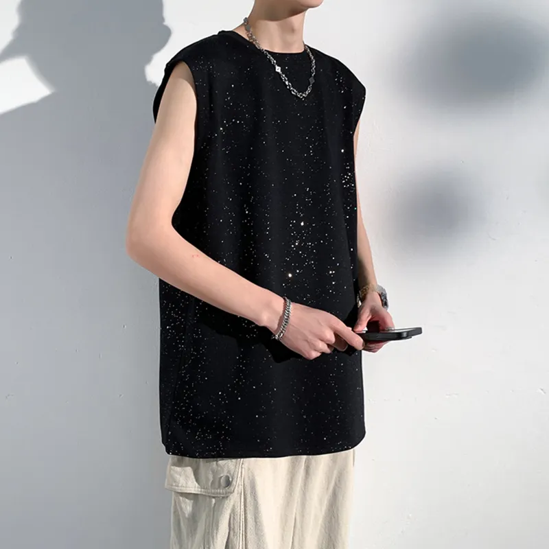 D&W Tank Top Unisex Starburst Black-2