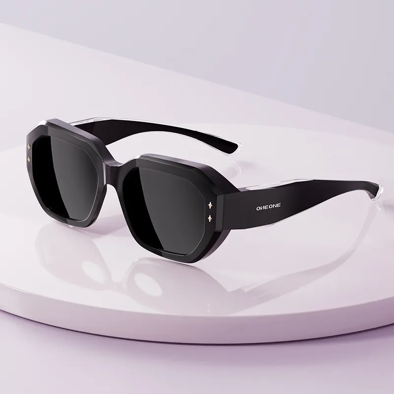 One One TR90 Irregular Shape Sunglasses Unisex-9