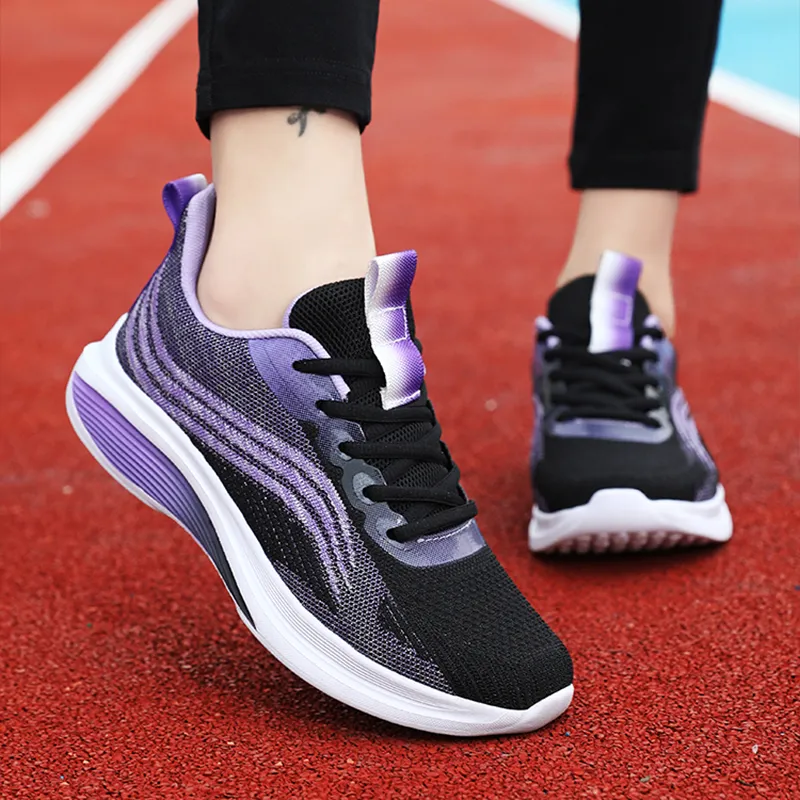 SOURCE Cushioning Anti Slip And Wear Resistant Lightweight Rebound Low Top Running Shoes Unisex-10
