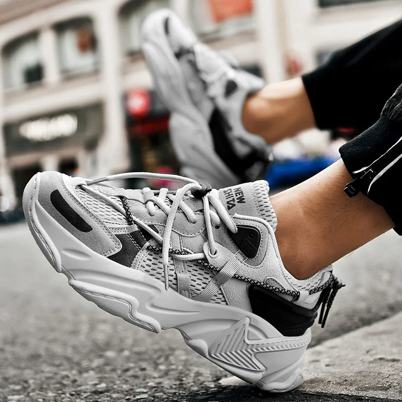 SOURCE Slip Resistant, Abrasion Resistant, Supportive, Balanced, Lightweight Low Top Chunky Sneakers Unisex-14