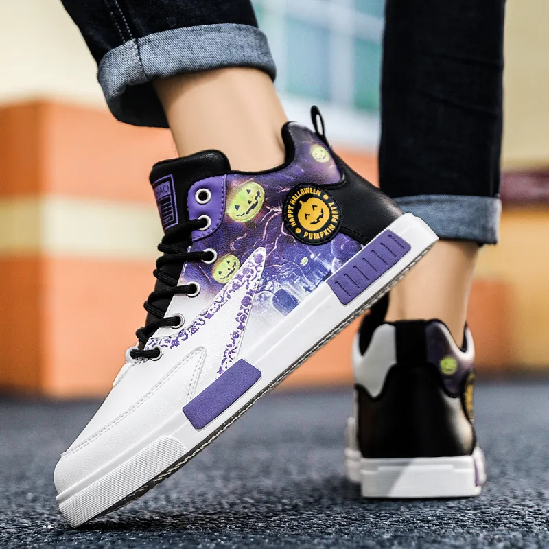 SOURCE Water Resistant Wear Resistant And Balance Coverage High Top Skateboard Shoes Men's-12
