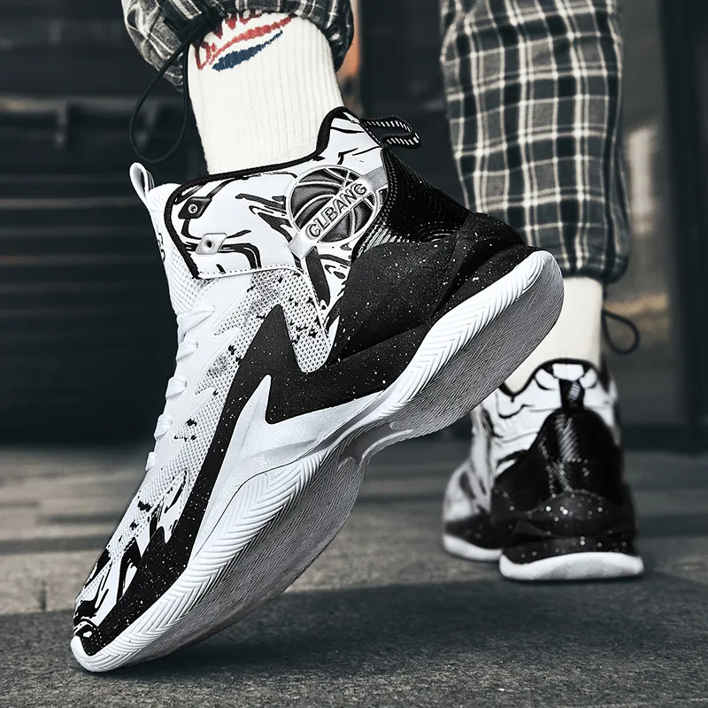 SOURCE Cushioning Abrasion Resistant Lightweight High Top Basketball Shoes Unisex-18