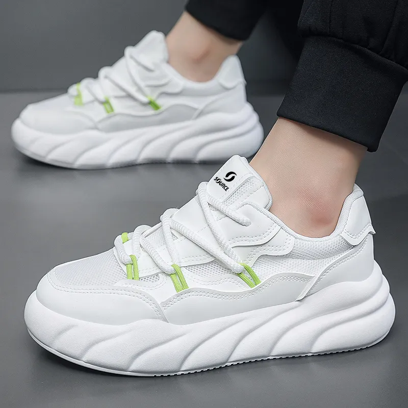SOURCE Slip Resistant Cushioning Wear Resistant Breathable Low Top Skateboard Shoes Men's-1