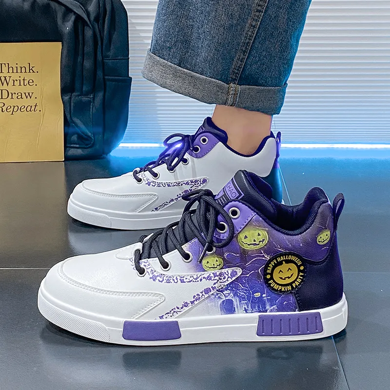 SOURCE Water Resistant Wear Resistant And Balance Coverage High Top Skateboard Shoes Men's-14