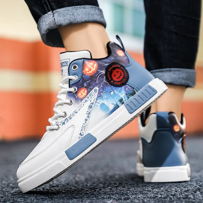 SOURCE Water Resistant Wear Resistant And Balance Coverage High Top Skateboard Shoes Men's-2