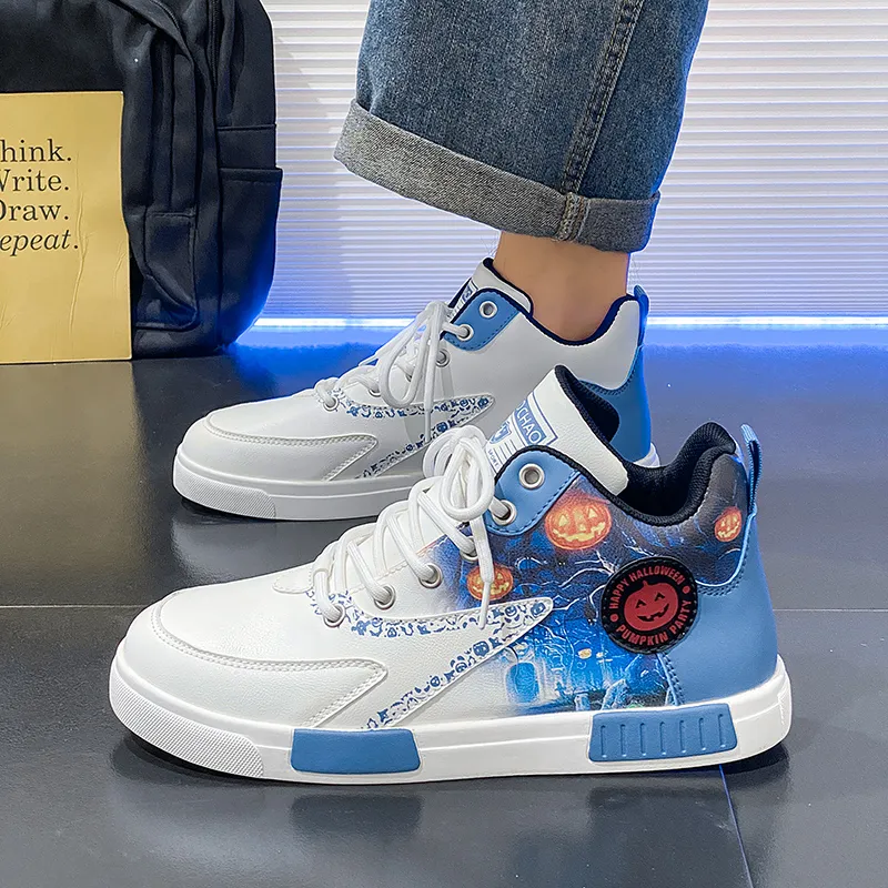 SOURCE Water Resistant Wear Resistant And Balance Coverage High Top Skateboard Shoes Men's-4