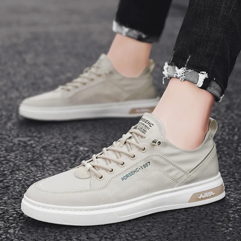 SOURCE Slip Resistant Cushioning Wear Resistant Balance Lightweight Low Top Skateboard Shoes Men's-3