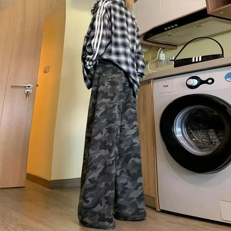 TLONELY1 Jeans Women's Camouflage-4