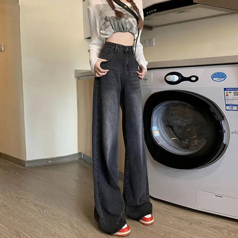 TLONELY1 Jeans Women's Black Gray Color-4