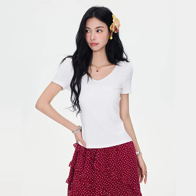 TLONELY1 T Shirts Women's White-1