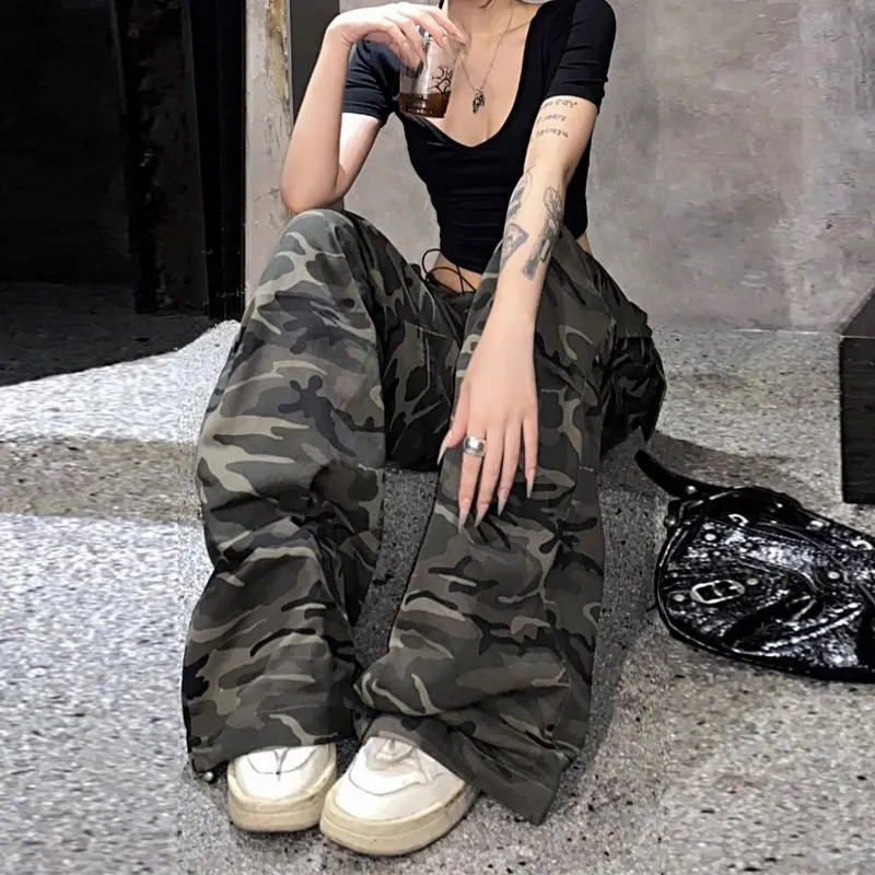 TLONELY1 Jeans Women's Camouflage-3