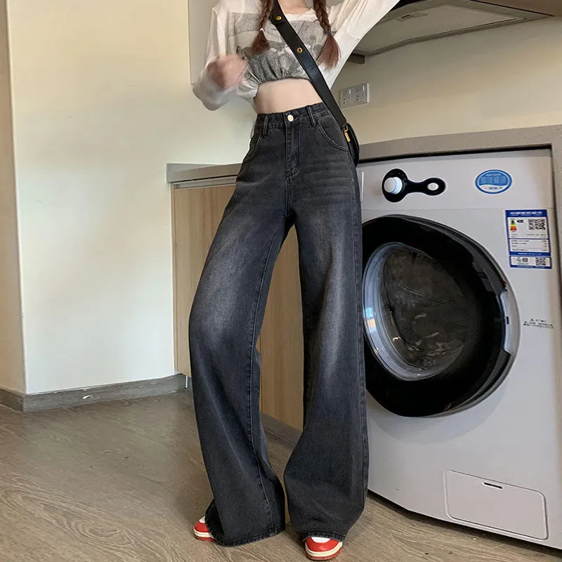 TLONELY1 Jeans Women's Black Gray Color-6