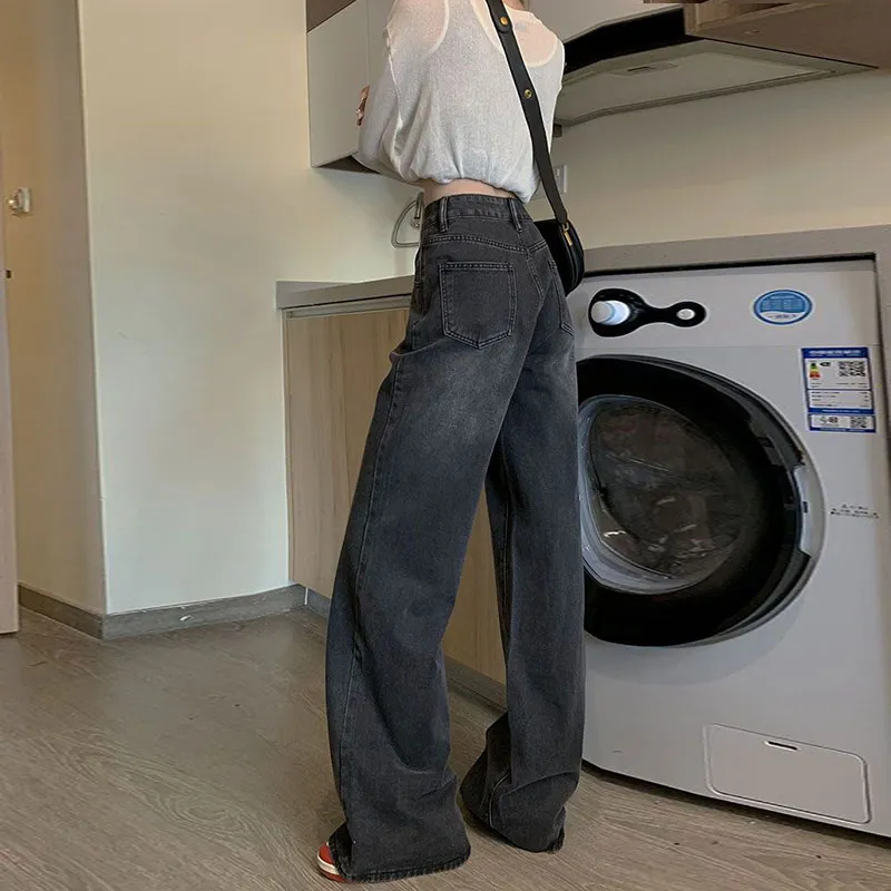 TLONELY1 Jeans Women's Black Gray Color-7