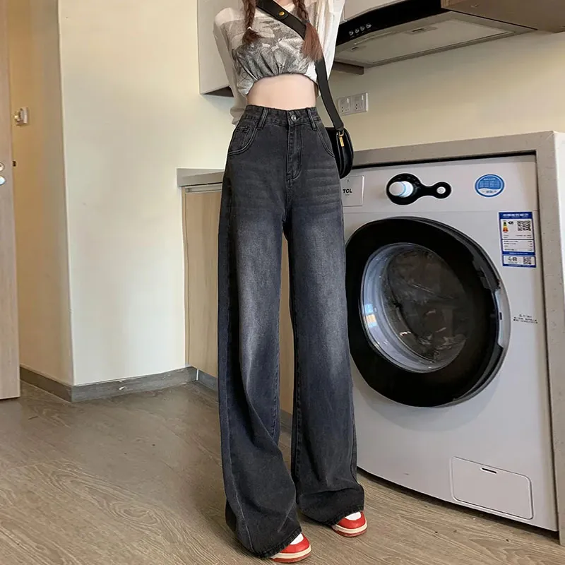 TLONELY1 Jeans Women's Black Gray Color-2