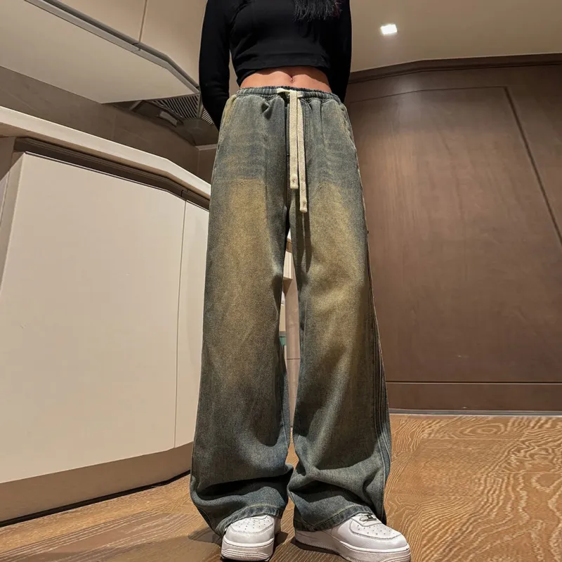 TLONELY1 Jeans Women's Yellow Mud-5