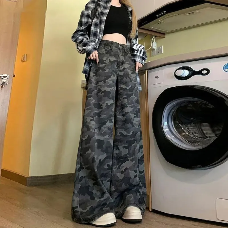TLONELY1 Jeans Women's Camouflage-3